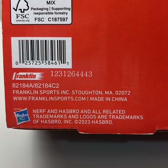 NERF VORTEX AERO HOWLER RED BRAND NEW long distance football indoor kids toy - Picture 8 of 10